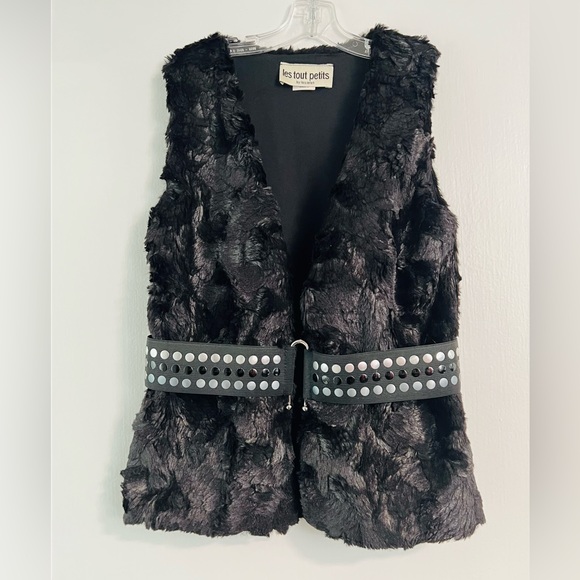 LES TOUT PETITS***Gorgeous Fur Vest***Size 8 $189 - Picture 2 of 3